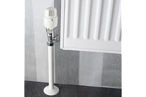 Blackspur Radiator pipe covers sleeves white 15mm - 8 pack