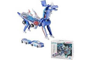 ELIPHONTOWNE Robocrash Magnetic Transforming Car - 2 in 1 Transforming Car, Dragon Dinosaur Collision Transforming Cars, Pegasus Pterosaur Unicorn Toys for Kid Boys Girls Birthday (Silvery)