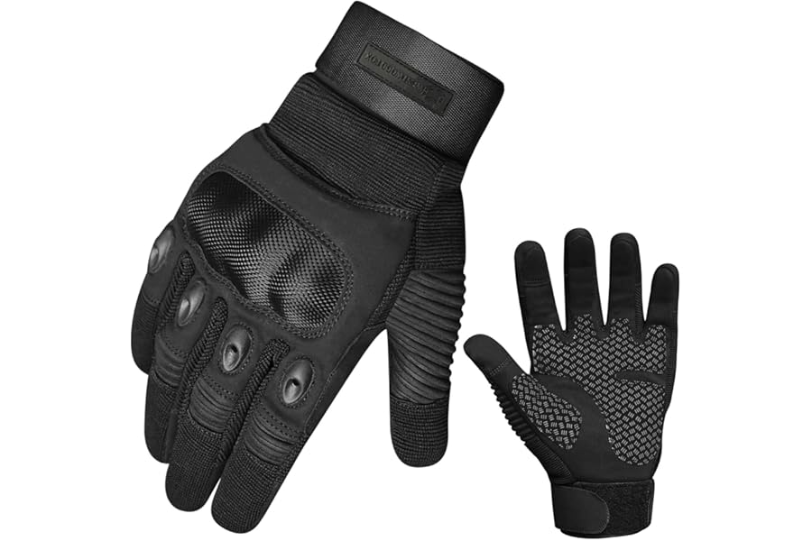WESTWOOD FOX WFX Motorcycle Gloves for Men and Women Hard Knuckle Full Finger Touchscreen Motorbike Gloves for Bike Riding