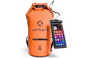 Earth Pak Sac étanche avec Poche - pour Kayak, Bateau Excursion, Canoë, Pêche, Rafting, Natation, et Snowboard