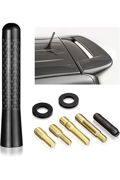 Antenna Auto Corta 6.5cm FM/AM - Universale Con Viti M4/M5/M6 | Ricezione Ottimale - Foto 3