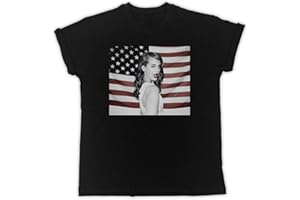 DAFFY Lana DEL Rey AMERICANN Flag Funny Gift Designer Unisex T-Shirt
