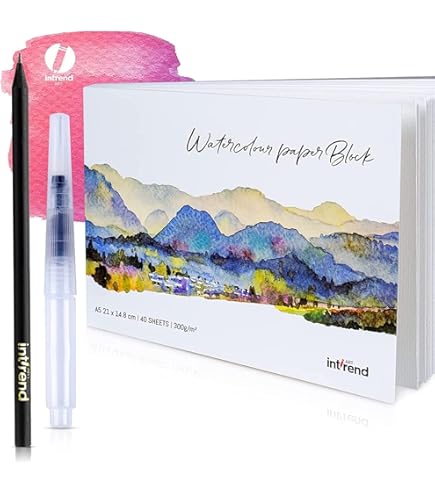 Blocco Carta Acquerello Arches 14,8x21 Cm - 12 Fogli 300g Bianco Naturale Per Pittura - Foto 7