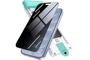 JETech 3D 9H+ Privacy Skärmskydd för iPhone 18 Pro, 2-Pack | Härdat Glas, Automatisk Justering Installation, Anti-Spion, Full Täckning, Anti Fingeravtryck, Fodral-Vänligt