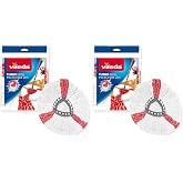 Vileda Turbo 2in1 Replacement Mat, Triangle Head, Soft Microfiber, 1 Piece 2 pack