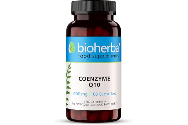 Coenzyme Q10 – 100 Gélules de 200 mg | Complément avec zinc – par BIOHERBA (1)