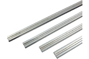 HELLISTON HSS Fers/Lames de rabot 75,5mm (pour AEG, Black & Decker, Bosch, Haffner, Holtz-Her, Kress, Mafell, Metabo, Skil) (10 pièces)