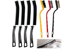 CAISYE 7 Piezas Cepillo para Limpieza de Grietas, Epillos Multifuncionales de Esquinas Muertas, Cepillo Limpieza Hogar para Cocina, Baño, Estufa, Herramientas de Limpieza Duraderas y Eficaces