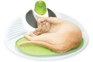 Catit Senses Station de Massage pour Toutes les type de cheveux Pour Chat, Vert