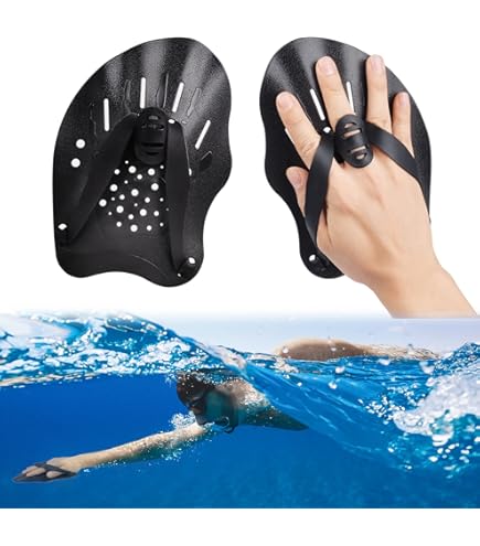 Paddle Per Nuoto Aoreun - 1 Paio, Con Cinghie Regolabili, Per Allenamento - Foto 3