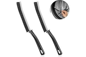 TJYAEKLTD Cepillo limpiador de lechada, cepillo de limpieza de grietas de cerdas duras, cepillo de limpieza multifuncional para duchas, bañeras, cocinas (2 piezas)