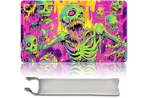 MILKPLAYMAT MTG Play Mat MTG PlayMat 60 cm x 35 cm, Original Art, Non-Slip TCG Play Mat with Rubber Base and Stitched Edges, Commander TCG Rollable & Foldable Card Mat (with Zone, mtg48-10)