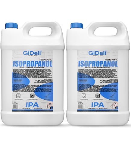 GiDeli Isopropanolo 99,9% 6 Litri Per Pulizia Elettronica E Resine 3D