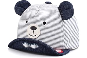 Pesaat Baby Baseball Cap 3-18Monate Baseballmütze Baby Jungen Schirmmütze UV Schutz Mädchen Sommermütze Baby Cap