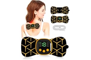 COODAY Massaggiatore Cervicale, Massaggiatore Cervicale, EMS Microcurrent Mini Massage Device, Massaggiatore Cervicale Elettromagnetico