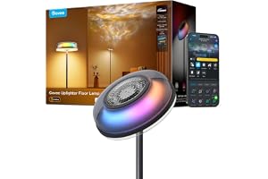 Govee Uplighter golvlampa med nebulosaeffekt, kompatibel med matter