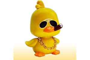 Tongyixin Wackeldackel Gelbe Ente Wackelfigur Auto,wackelfiguren fürs Auto,wackelkopf Figur Auto,Lustige Geschenke für Männer Frauen Familie und Freunde(Broßer Bruder)