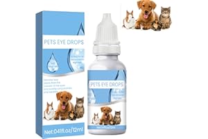GNAUMORE Gotas para los Ojos para Mascotas,Gotas para los Ojos para Mascotas,Cuidado De Ojos para Mascotas,Removedor De Manchas De Lágrimas para Perros y Gato,Limpiador de Ojos para Perros