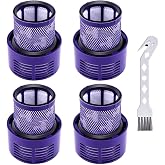 BaBuZom Dyson V10 SV12 i&ccedil;in filtre, yıkanabilir tekrar kullanılabilir yedek filtre, Dyson V10 Cyclone, V10 Absolute, V10 Anim