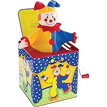 2枚セットWelcome My Room Jack in the Box Schylling Jester Musical Jack w pudełku : Amazon.pl: Zabawki