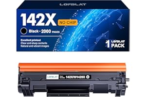 LOFBLAT [ No Chip, with Tool 142X W1420X 142A W1420A Compatible Toner Cartridge 2000 Pages for HP LaserJet M110 M110w M110we MFP M139 M139we M140 M140w M140we Printers ( Black, 1 Pack )