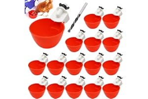 Suuwwn Abbeveratoio Automatico per Polli e Uccelli - 16 Pezzi