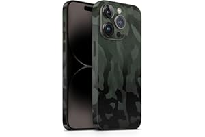 TF Skins Skin para iPhone 14 Pro Max, protector de pantalla para la parte trasera y los laterales, incluye protector de cámara contra arañazos, color verde