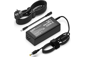 HAFIUEGE Caricabatterie 65W Alimentatore PC per Acer Aspire 3 5 E1 E3 E5 E14 E15 E17 ES1 ES15 A315 A314 A515 A114 V3 V5 V7 V15 F5 3630 5250 5720 5750 5742 A315-34 E5-575 Adattatore- Caricatore[5.5 x 1.7mm]
