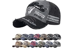 YKDLLF Casquettes de Baseball pour Homme et Femme 100% Coton Casquette de Baseball de Sport décontractée Unie Style réglable Unisexe avec Logo et Inscription