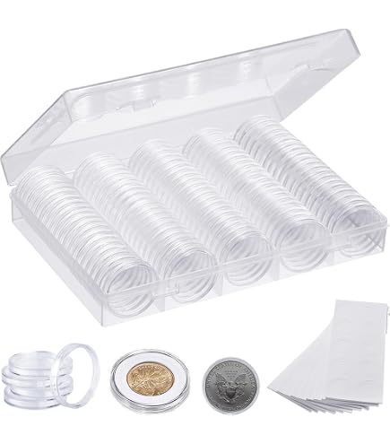 Münzkapseln ULTRA - Kratzfest, Glasklar, Innendurchmesser 29 Mm (10 Stück)