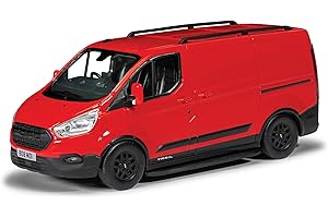 Corgi Va15102 Ford Transit Custom Trail, Race Red Vanguards