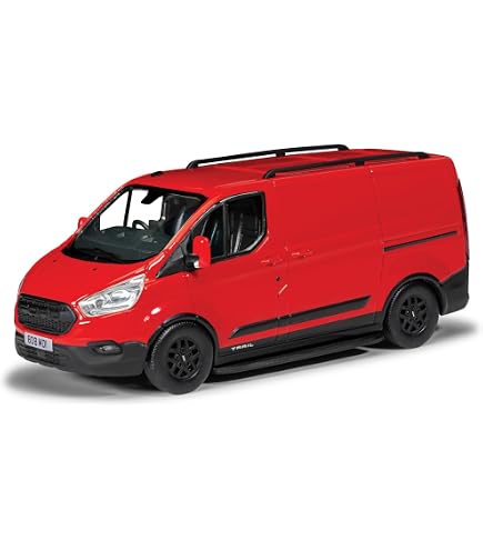 Modellino Ford Transit T8 VAN In Pressofuso Scala 1/18 - Bianco, Collezione 2024