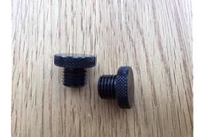 VIGPIL *2 x Billet Aluminium Mirror Blanking Plugs* / Bolts-M10 For a BMW R Ninet Nine T