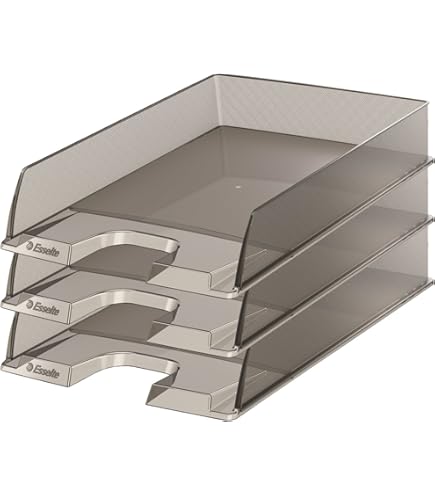 Vassoio Portadocumenti Leitz A4 - Nero, Per Organizzazione Ufficio - Foto 4