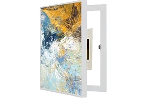 Hengqiyuan Coperchio Nascondi Contatore Decorativo Interno Moderno Scatola Elettrica Dipinti,Bianca