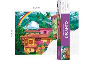 Coloriage mystère Disney - Poster Encanto: Colorie les chiffres et découvre l'image