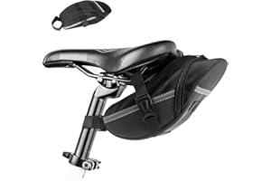 ELNLE Satteltasche Fahrrad Satteltasche Fahrradtasche Sattel Fahrradsitz Tasche Fahrrad Taschen Hinten Sattel mit Klett-Befes