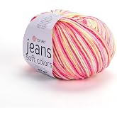 YarnArt El &Ouml;rg&uuml; İpi JEANS SOFT COLORS, 6214, 10x50 gr