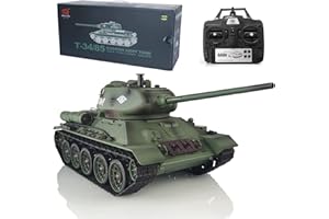 TOUCAN RC HOBBY Henglong 2.4G 1/16 Scala 7.0 Plastica Ver Soviet T34-85 3909 RTR Rc Modello di serbatoio