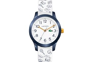 Lacoste Orologio con Movimento al Quarzo a Tre Lancette da Bambini Collezione LACOSTE.12.12 KIDS con Cinturino in Silicone