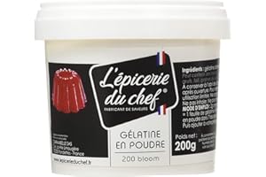 Epicerie du Chef Gélatine en Poudre 200 Bloom 200 g