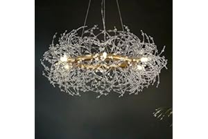 CAI-HAI Nowoczesny kryształowy żyrandol żyrandol, sypialnia salon jadalnia kuchnia żyrandol fajerwerki