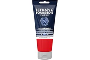 Lefranc Bourgeois Acrylique Fine Tube 80ml Rouge Vermillon