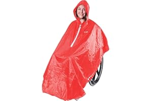 GOTITA – Der Poncho für den Rollstuhl – Der vielfältig einsetzbare Regenschutz für den Rollstuhl – einfache Handhabung, leichtes An- und Ausziehen – italienisches Design