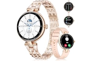 ESFOE Smartwatch damski z funkcją telefonu 1,16" AMOLED Always-On-Display, zegarek na rękę SML18