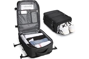 SZSYCN Travel Backpack Ryanair Cabin Bags 40x20x25 Underseat Carry-ons Bag,Easyjet Cabin Bag 45x36x20 Casual Backpack,Hiking Daypack Fit 14 inch Laptop Compartment for School with USB Charging Port