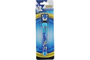 Blueprint Collections Sonic Multi Colour Pen | Sonic the Hedgehog | 10 in 1 Retractable Ballpoint Pen | Novelty Pen | Sonic Gifts | Sonic Stationery | Sonic Pen