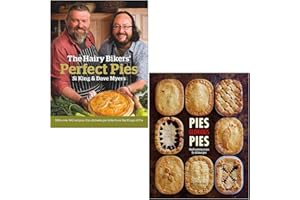 The Hairy Bikers' Perfect Pies By Hairy Bikers, Dave Myers & Pies Glorious Pies By Maxine Clark 2 Books Collection Set