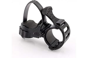 Pwshymi Zacisk światła rowerowego jazda na rowerze obrót o 360° latarka uchwyt na latarkę uchwyt na światło zacisk klips artykuły sportowe