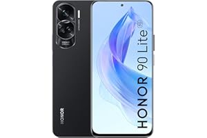 HONOR 90 Lite 5G Smartphone avec Triple Caméra 100 Mpx, 8+256 Go, Écran 6,7" 90 Hz, 4500 mAh, Double SIM, Android 13, NFC, Noir